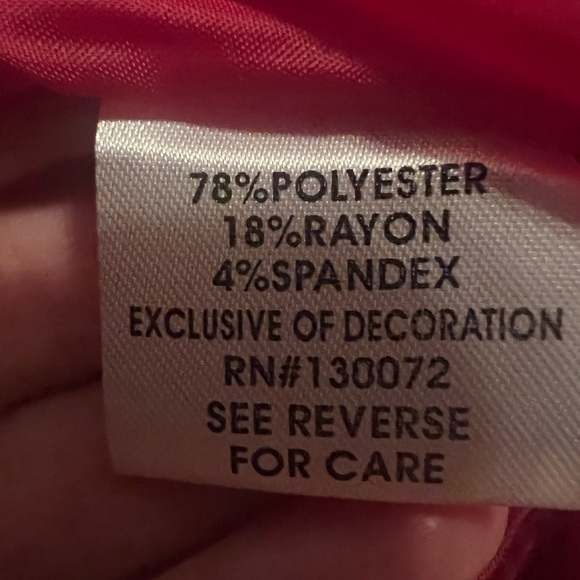 Cass Women’s Red Blazer with Black Suede Elbow Detail si3 Large Minimalist - Picture 4 of 15